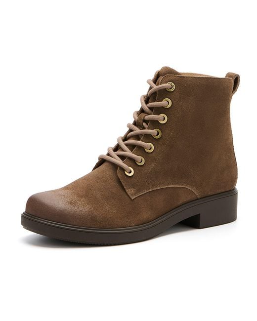 ABEO Brown Compass Lace Boots