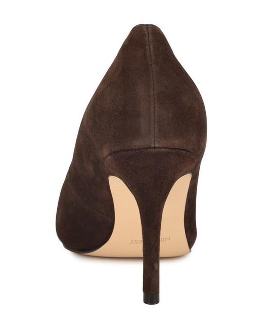 Nine West Brown Gemmha Pointed Toe Pump