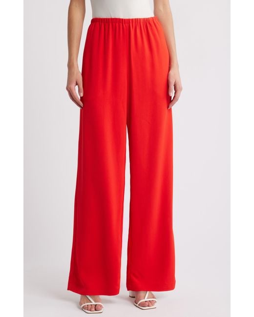 Solid & Striped Red Monaco Wide Leg Pants