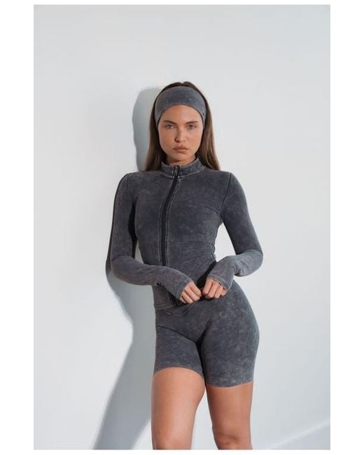 Vitaly Gray Cloud Ii Rib Basic Jacket
