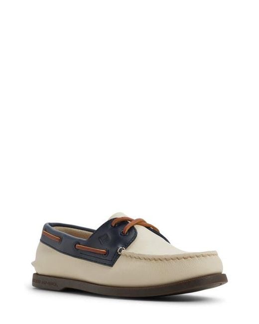 Sperry Top-Sider Black Authentic Original 2-Eye Boat Shoe for men