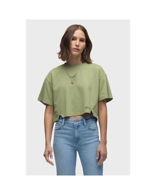 Hudson Green S/S Forward Seam Tee