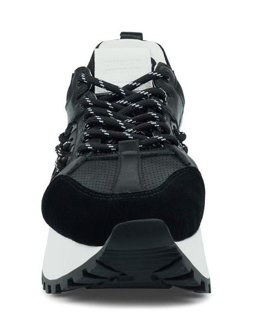Zigi Black Dynamo Platform Wedge Sneaker