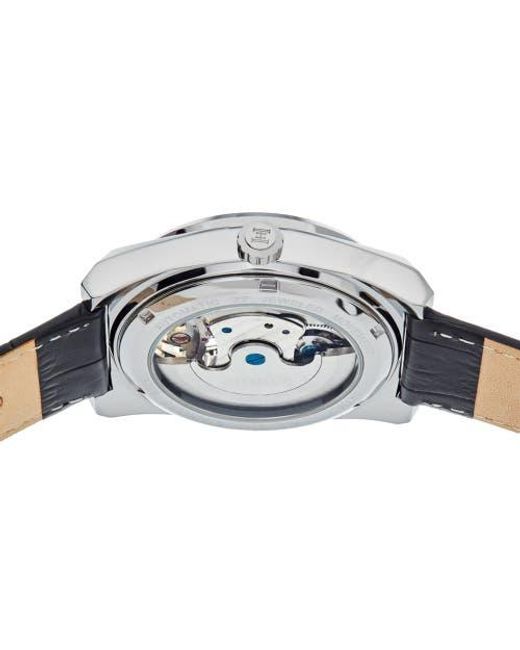 Heritor Black Daxton Skeleton Watch for men
