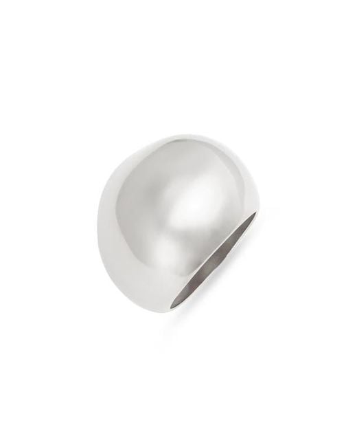 VIDAKUSH White Bubble Statement Ring