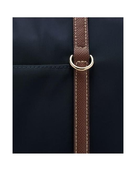 Mango Blue Nylon Shopper Bag