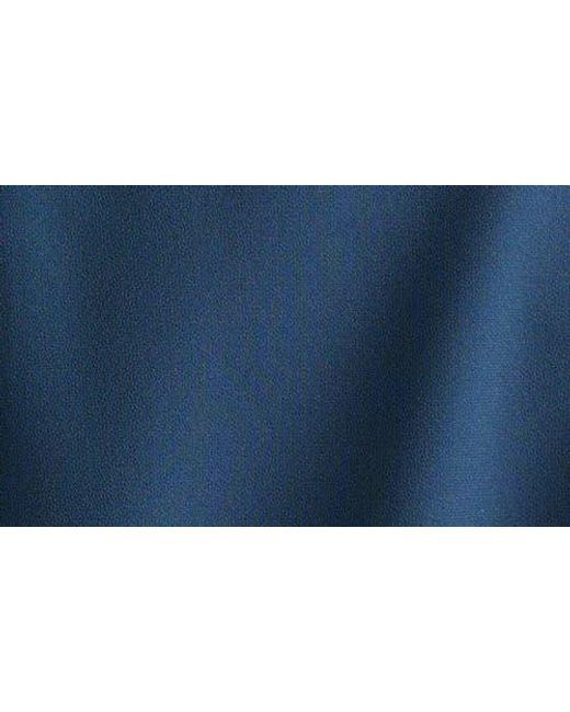 Lafayette 148 New York Blue Single Breasted Three Button Blazer