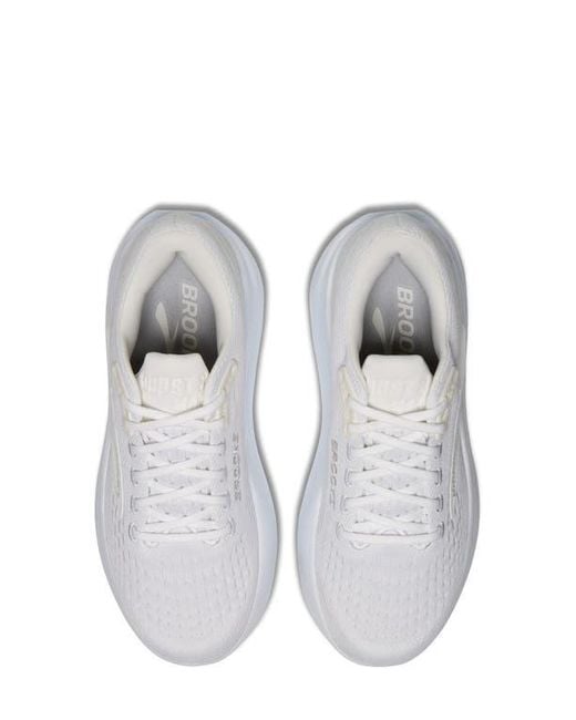 Brooks White Ghost Max 3 Running Shoe