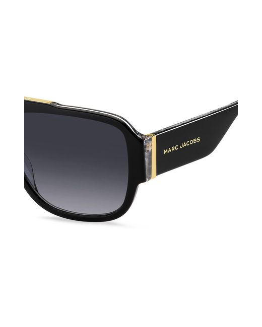 Marc Jacobs 58mm Flat Top Sunglasses In Blue Lyst