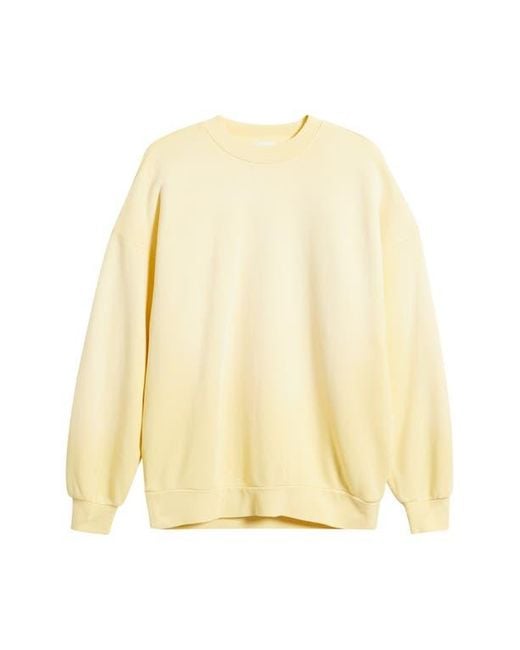 Elwood Yellow Core Oversize Crewneck Sweatshirt for men