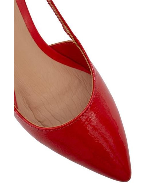 BOTTER Red Botolivia Legacy Pointed Toe Slingback Pump