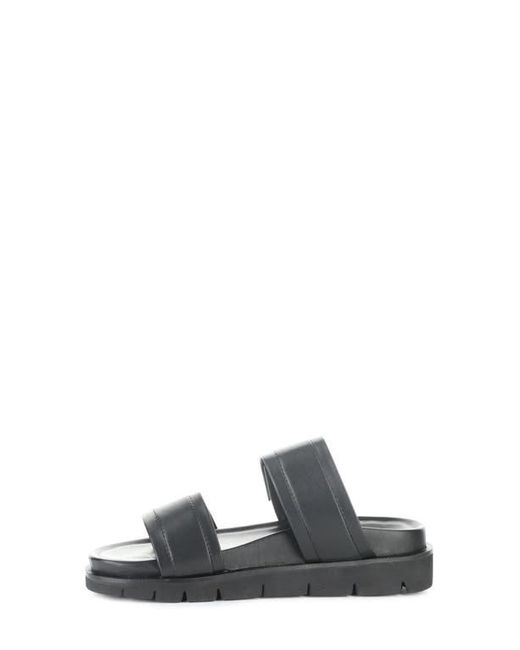 Bos. & Co. White Starla Platform Slide Sandal