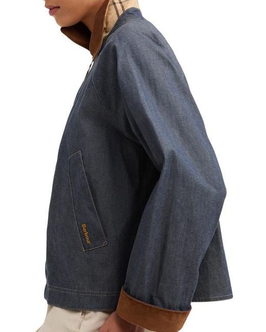 Barbour Black Freckleton Denim Swing Jacket