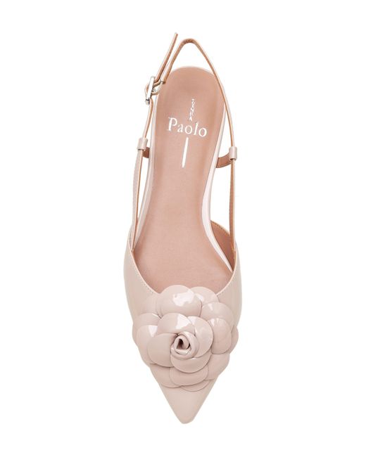 Linea Paolo Natural Cammy Slingback Pointed Toe Flat