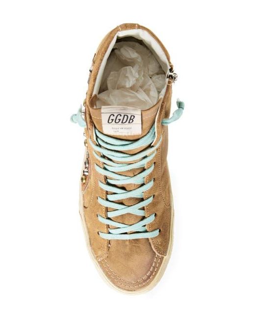 Golden Goose Deluxe Brand Natural Slide Classic High Top Sneaker