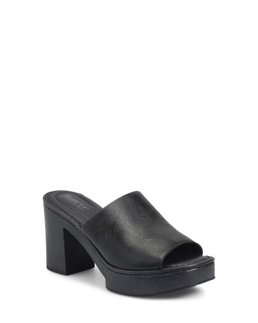 Børn Black Nix Platform Slide Sandal