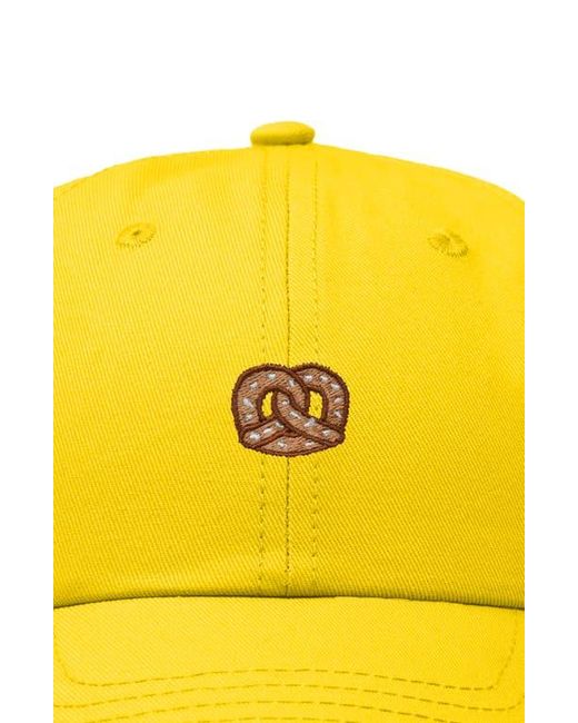Alix White Pretzel Dad Cap