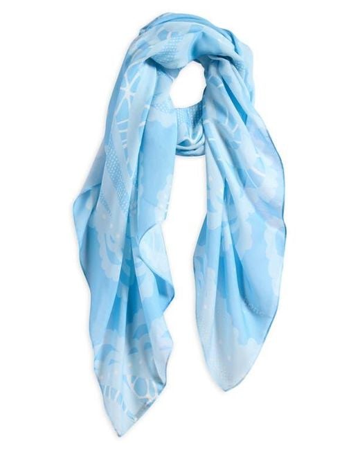 Rag & Bone Blue Paisley Scarf