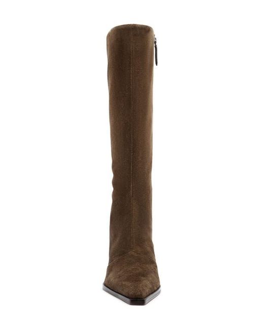 SCHUTZ SHOES Brown Raffaela Up Mid Boot