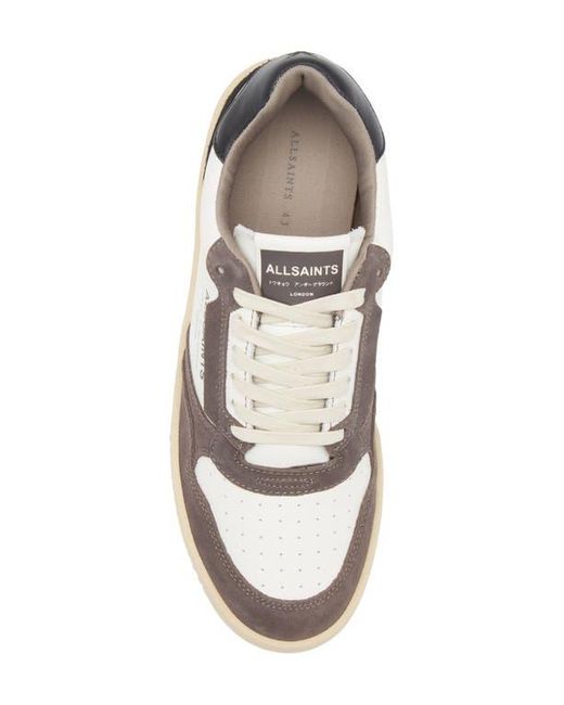 AllSaints White Regan Low Top Sneaker for men