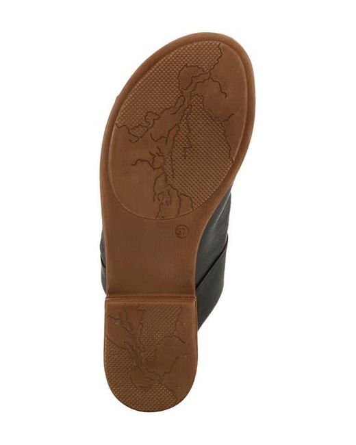 Spring Step Black Jaleel Slide Sandal