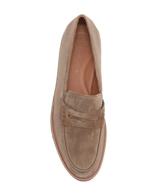 Paul Green Brown Carmel Lug Penny Loafer