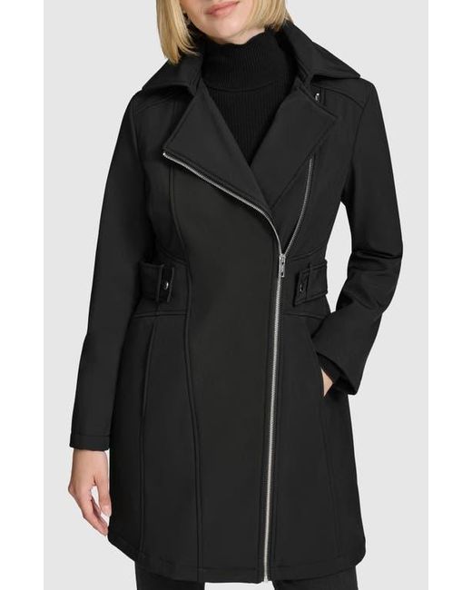 Andrew Marc Black Saylor Soft Shell Parka