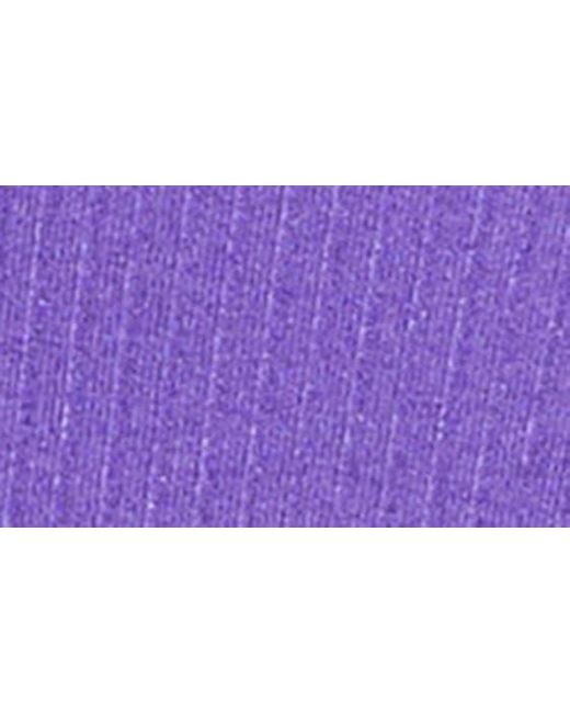 Vici Collection Purple Suzette Mock Neck Minidress
