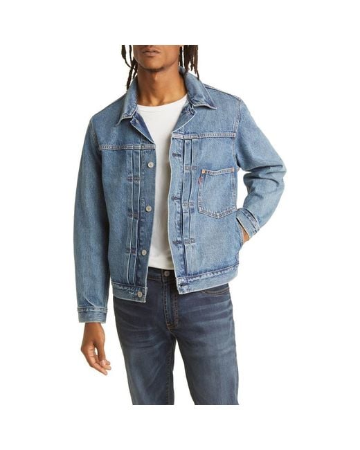 Levi's Blue Type 1 Denim Trucker Jacket for men
