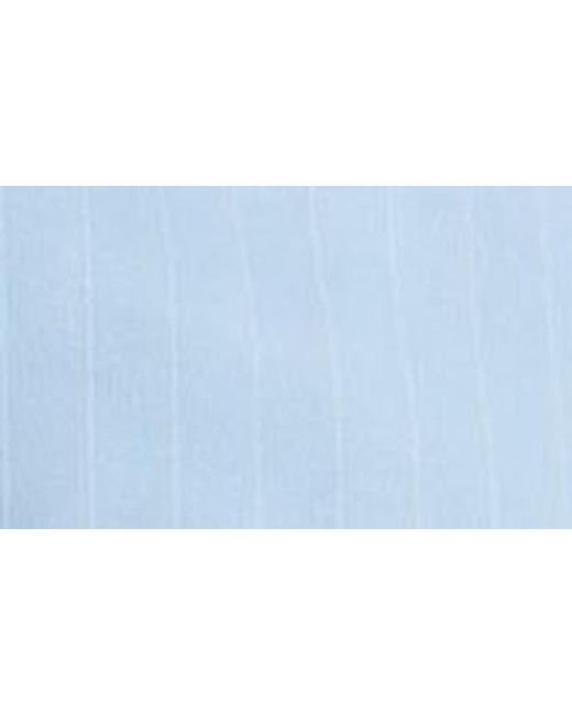 Tahari Blue Classic Pinstripe Straight Leg Pants