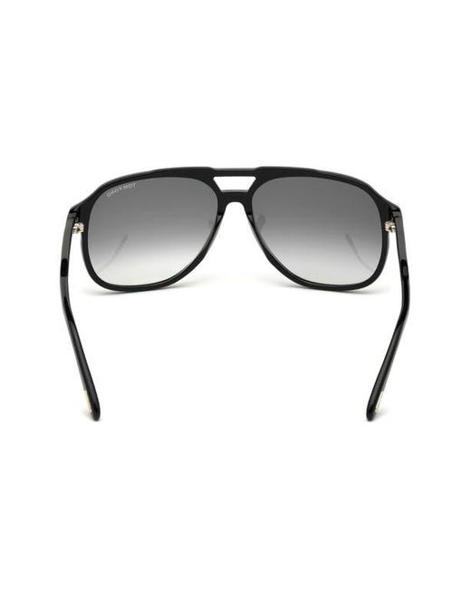 Tom Ford Black Raoul 62Mm Gradient Navigator Sunglasses for men