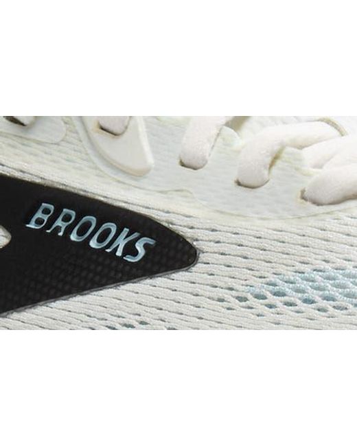 Brooks White Trace 4 Running Shoe for men