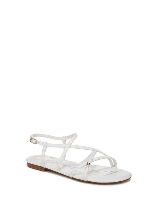 Circus by Sam Edelman White Rebecca Ankle Strap Sandal