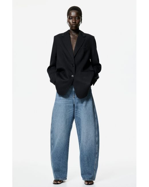 H&M Black Single-Breasted Blazer