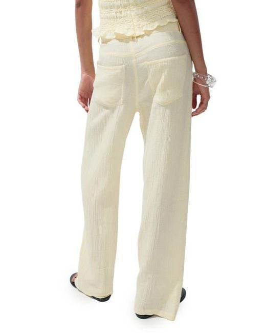 Mango Natural Texture Balloon Pants