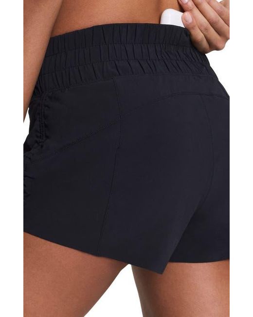 Spanx Blue Cinched Running Shorts