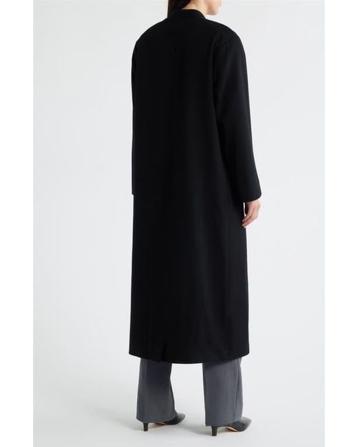 Fleurette Black Layla Double Breasted Wool Coat