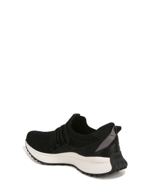 Ryka Black Jumpstart Lace Slip-On Sneaker