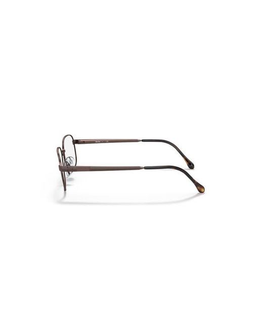 Sferoflex Metallic 57Mm Rectangle Optical Glasses for men