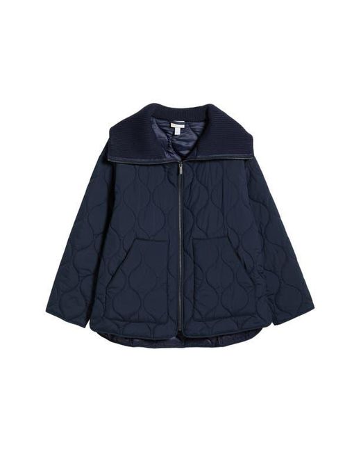 Zella Blue Onion Quilted Jacket