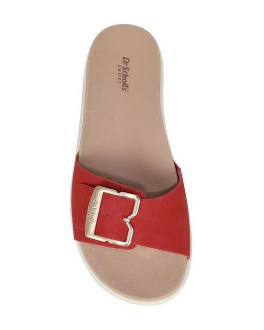 Dr. Scholls Red All Right Slide Sandal