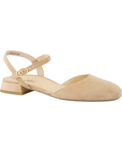 Paul Green Natural Bianca Ankle Strap Pump