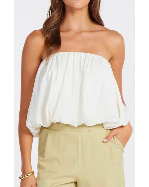 Bishop + Young White Serene Bubble Solid Top