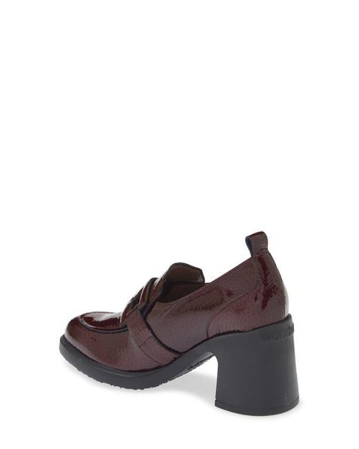 Wonders Brown Loafer Pump
