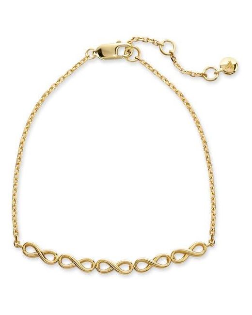 DEVATA Metallic Infinity Chain Bracelet
