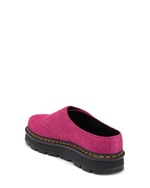 Dr. Martens Pink Zebzag Water Resistant Slingback Clog