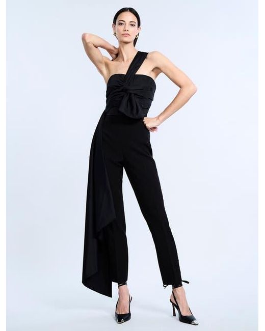 BCBGMAXAZRIA Black Bustier With Long Train