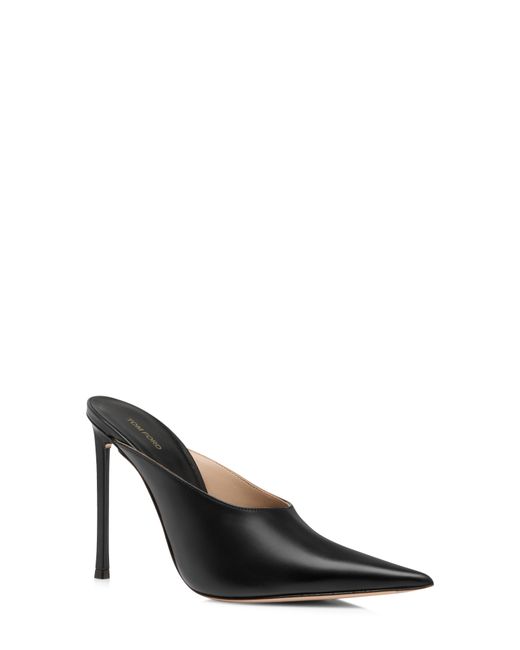 Tom Ford Black Pointed Toe Mule