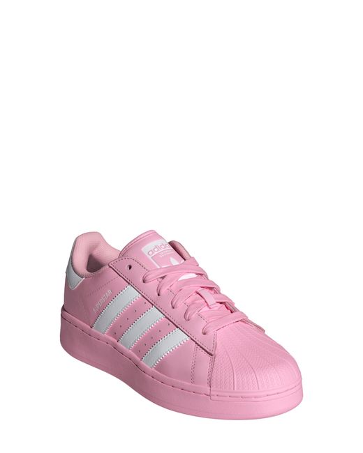 Adidas Pink Superstar Xlg Lifestyle Sneaker
