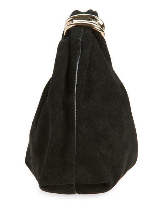 Madewell Black The Suede Mini Ring Pouch